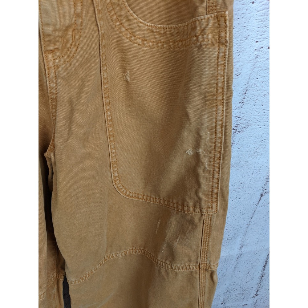 BDG Montana Canvas Wide Leg Utility Pants Brown High Rise Workwear Womens Size 2 - Picture 14 of 15